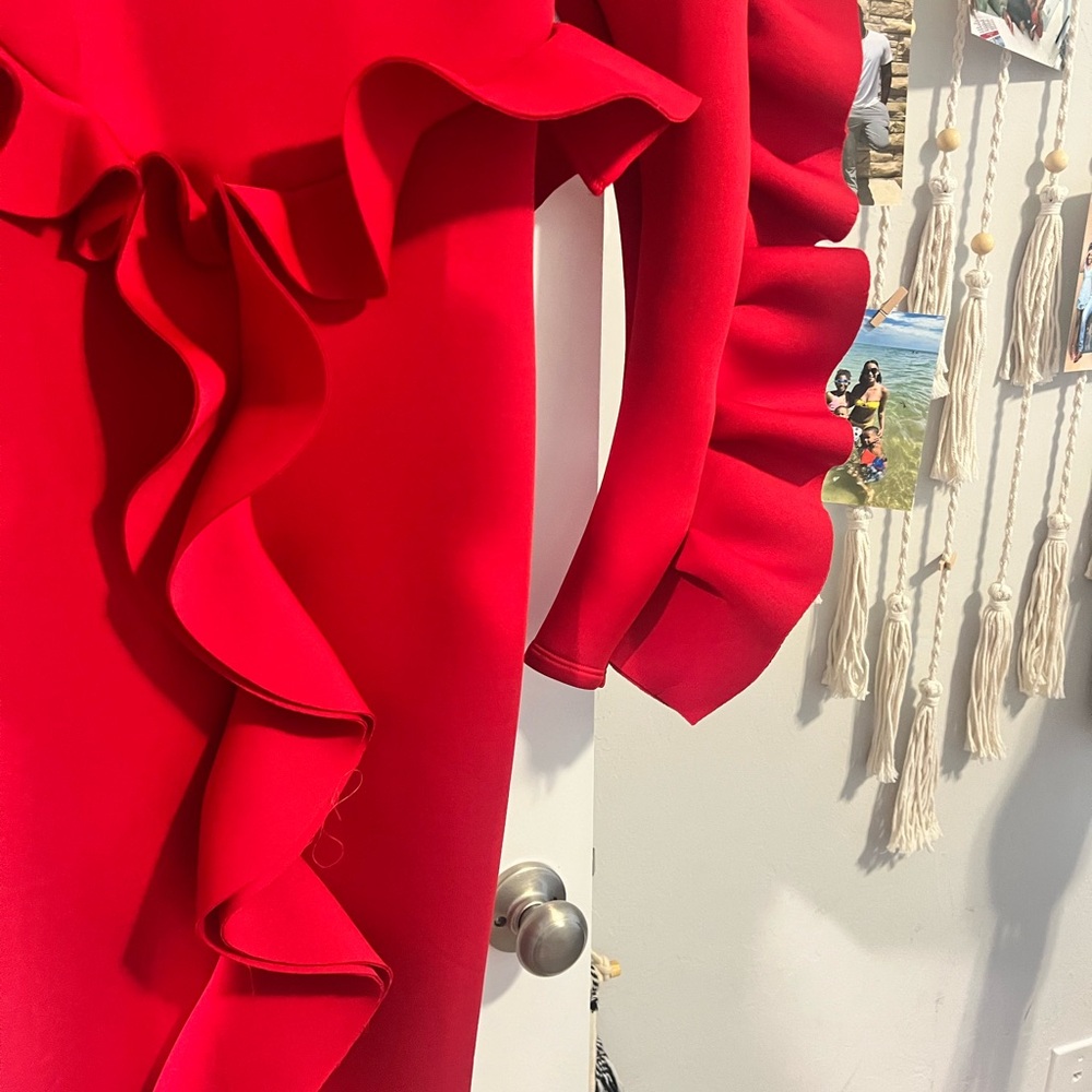 AKIRA Vibrant Red Dress